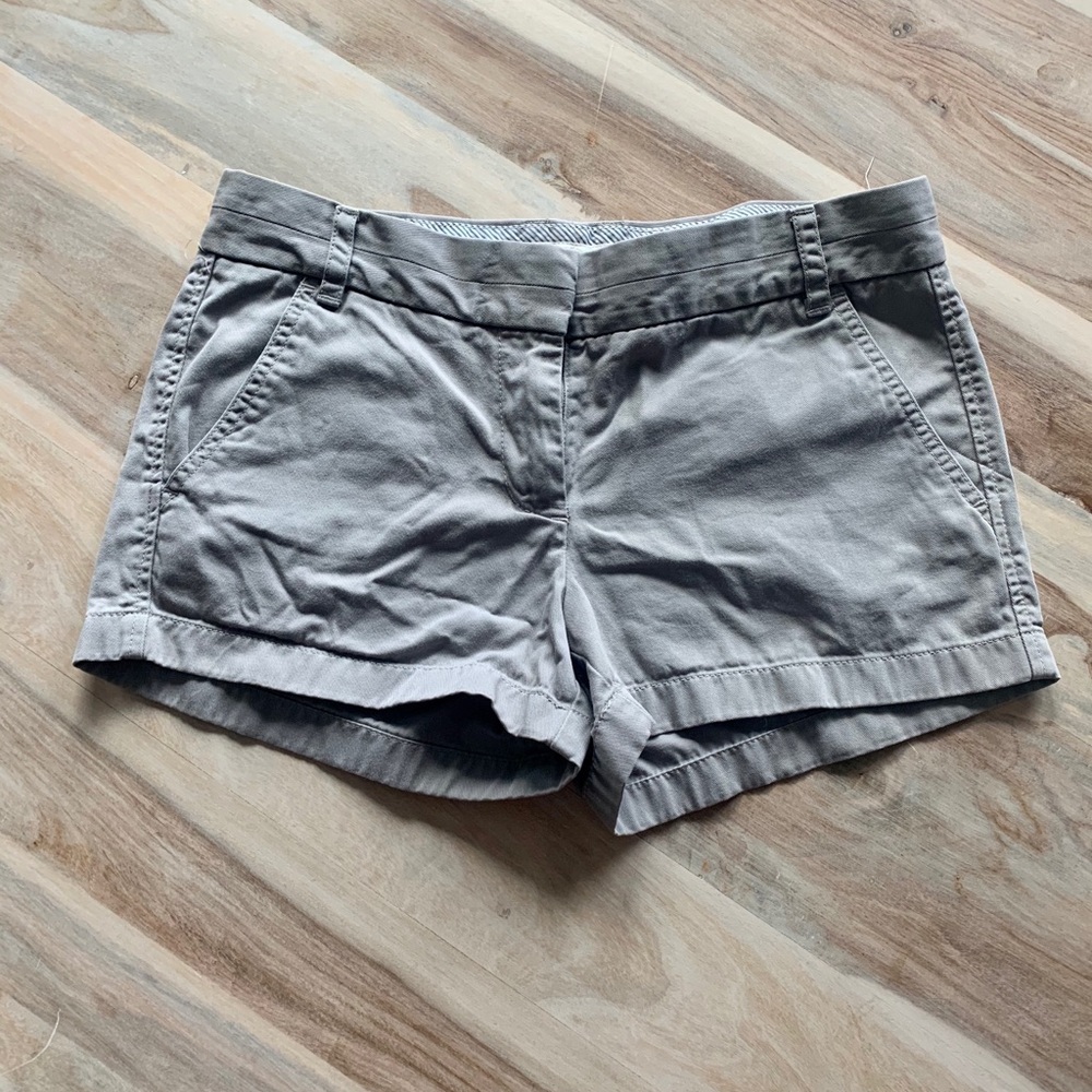 JCrew Gray Chino Short Classic Twill